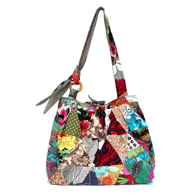 Bohemian Fringe Balls Bags Women's Shoulder Crossbody Bag