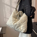 Large Capacity Winter Shoulder Bag for Women