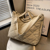 Large Capacity Winter Shoulder Bag for Women
