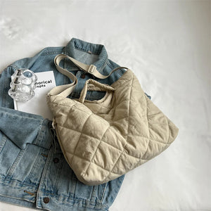 Large Capacity Winter Shoulder Bag for Women
