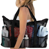 Large Beach Bag Mesh Durable Waterproof Underwear Pocket Tote