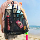 Large Beach Bag Mesh Durable Waterproof Underwear Pocket Tote