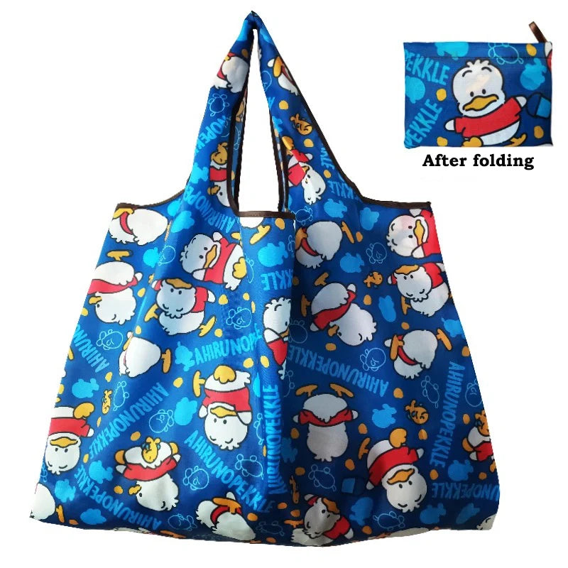 Nylon Women's Shopper Reusable Foldable Bag Shopping Handbag