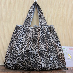 Large Reusable Shopping Bag Foldable Shoulder Handbag
