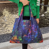 Large Reusable Shopping Bag Foldable Shoulder Handbag