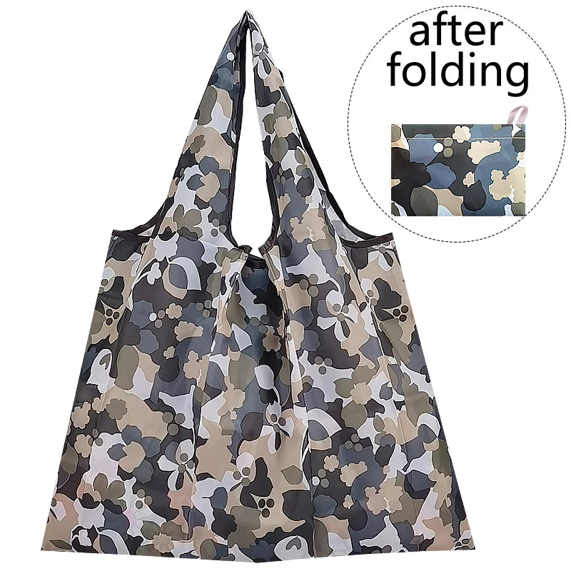 Large Waterproof Supermarket Shopping Bag Eco Foldable Grocery Washable
