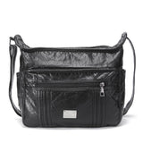 Large Soft Bag Casual Women Bag Purse Wash Pu Leather Shoulder Bag Handbag