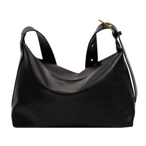 Soft Leather Bucket Crossbody Bag Retro Women's Handbag