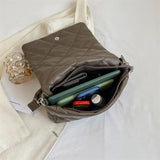 Quilted Armpit Bag High Leather Handbags Female Crossbody Bags