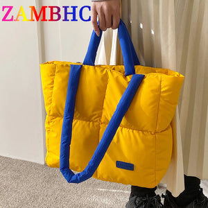 Large Tote Bags for Women Spring High Capacity Candy Shoulder Side Bag
