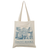 Canvas Shoulder Bag London Daunt Books Daily Shopping Bags