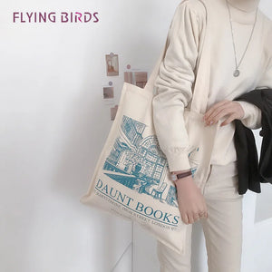 Canvas Shoulder Bag London Daunt Books Daily Shopping Bags