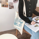 Canvas Shoulder Bag London Daunt Books Daily Shopping Bags