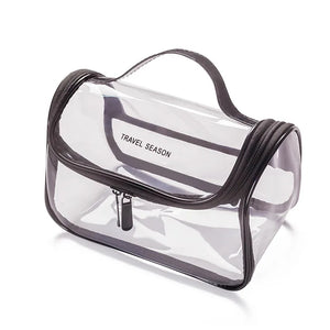 Large Transparent Laser Travel Cosmetic Bag Men Women Beautician