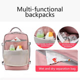 Waterproof Daypack Bag School Casual Bag Diaper Outdoor Mummy Sports Rucksack