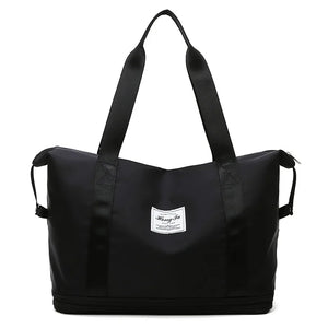 Large Travel Duffel Bag with Wet Dry Separation