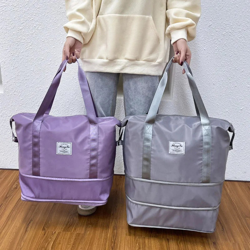 Large Travel Duffel Bag with Wet Dry Separation
