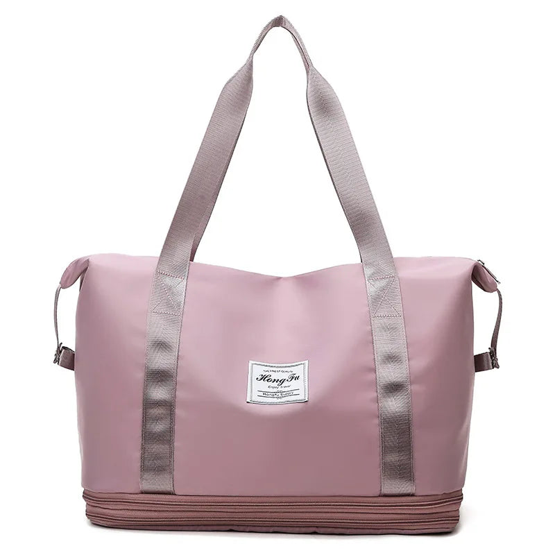 Large Travel Duffel Bag with Wet Dry Separation