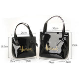 Waterproof PVC Women Shoulder Tote Bag Jelly Beach Summer Casual Shopping