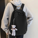Large Canvas Backpack for School and Winter