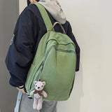 Large Canvas Backpack for School and Winter