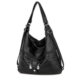 Large Women Shoulder Bag Pu Leather Crossbody Bag Soft Leather Messenger Bag