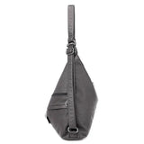 Large Women Shoulder Bag Soft Leather Crossbody Messenger Totes 3 Pocket Bag