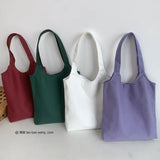 Large Women's Canvas Tote Shopping Bag Student Bookbag