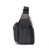 Women Crossbody Bag Plaid Stripes Nylon Shoulder Bags Messenger Handbags
