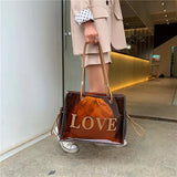 Large Capacity Transparent PVC Tote Bag for Women