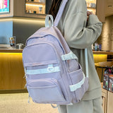 Large Capacity Nylon Women Backpacks Shoulder Bags For Teenager School