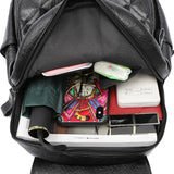 Large-capacity Women Backpack Soft Leather Anti-theft Backpack
