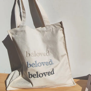 Large-capacity Canvas Shoulder Bag Women's Casual Letter Handbag