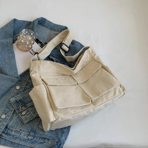 Canvas Crossbody Bag Women's Shoulder Messenger Bag Large Handbag SG892