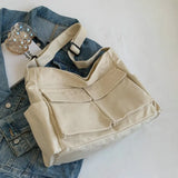 Canvas Crossbody Bag Women's Shoulder Messenger Bag Large Handbag SG892