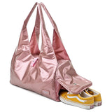 Large-capacity Casual Handbag Lady Shoulder Bag Female Travel Bag Pink Duffel