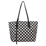 Large-capacity College Student Tote Bag Retro Canvas Shoulder Bag