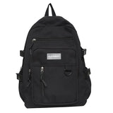 Women Multi-Pocket Nylon Backpack for School Laptop Book