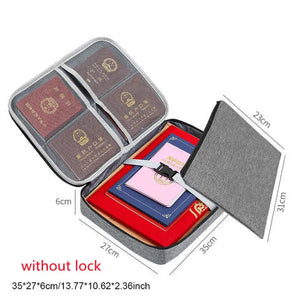 Large-capacity Document Storage Organizer Bag File Container