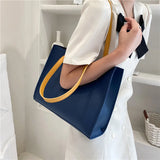 Retro Women's Shoulder Bags PU Leather Lock Handbags