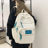 Large-capacity Lightweight School Bag Teen Girls Backpack Many Pockets