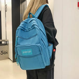 Large-capacity Lightweight School Bag Teen Girls Backpack Many Pockets