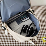 Large Schoolbag for Teenage Girls Travel Bag Waterproof Nylon Women Backpack
