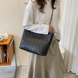 Stone Pattern Tote Bag Women's Shoulder Bag All-match