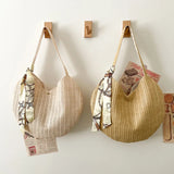 Large Straw Bag Women's Beach Vacation Shoulder Bag