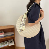 Large Straw Bag Women's Beach Vacation Shoulder Bag