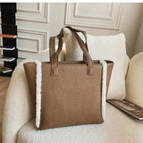 Big Capacity Tote Bag for Women Fall Winter Commuter Shoulder Bag