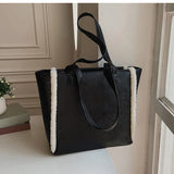 Big Capacity Tote Bag for Women Fall Winter Commuter Shoulder Bag