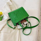 Large-capacity Tote Bag Women Candy Embossing Purse Handbag