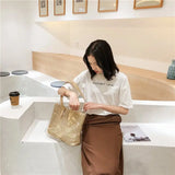 Large-capacity Transparent Shoulder Bag PVC Jelly Bag